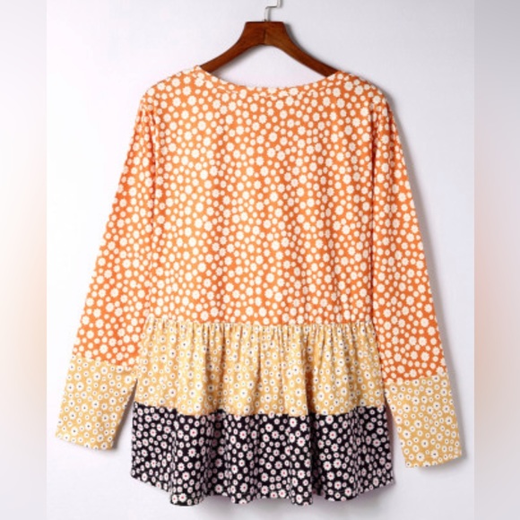 PLUS Colorful Tunic, Long-sleeved, Patterned, Plus 1X-4X, NWT - Picture 5 of 8